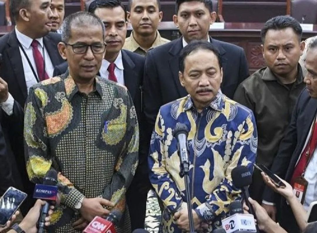 Suhartoyo sesuai terpilih menjadi Ketua MK, Kamis 9 November 2023 (Foto: Antara Foto/ M Risyal Hidayat)