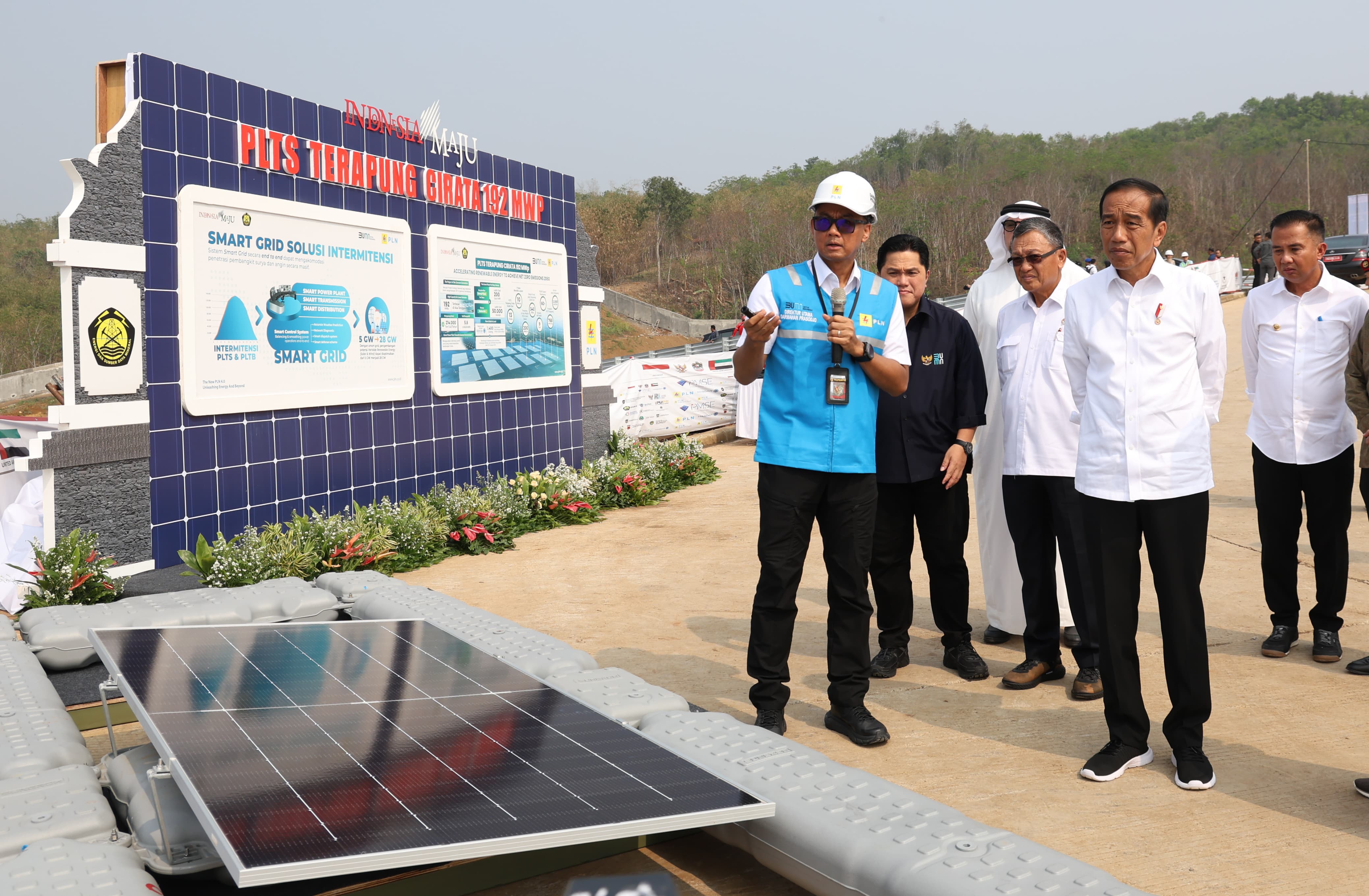 Presiden Jokowi Resmikan PLTS Terapung Cirata 192 MWp Terbesar di Asia Tenggara