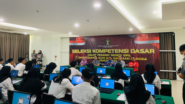 Kemenkumham Lampung Gelar Tes SKD CPNS 2023, Ini Pesan Kakanwil