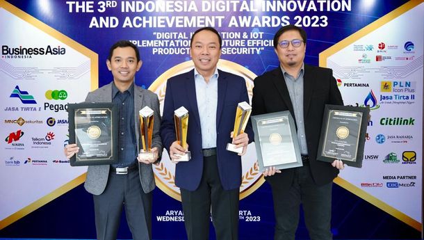 Jasa Raharja Raih Tiga Penghargaan di Ajang Indonesia Digital Innovation and Achievement Awards 2023