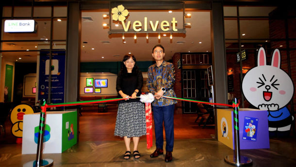 CGV Velvet Lounge, Kolaborasi Kerjasama LINE Bank dan CGV Cinemas Indonesia
