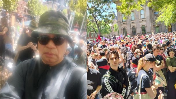 Ribuan Warga  Australia di Kota  Melbourne dan Sydney Desak Gencatan Senjata di Gaza