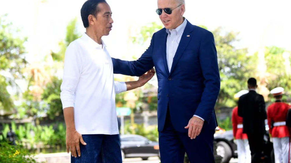Presiden RI Joko Widodo dan Presiden Amerika Serikat Joe Biden