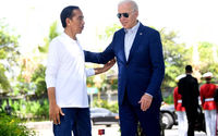 Presiden RI Joko Widodo dan Presiden Amerika Serikat Joe Biden