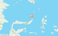 Pusat gempa berada di laut, 90 km Barat Laut Manado
