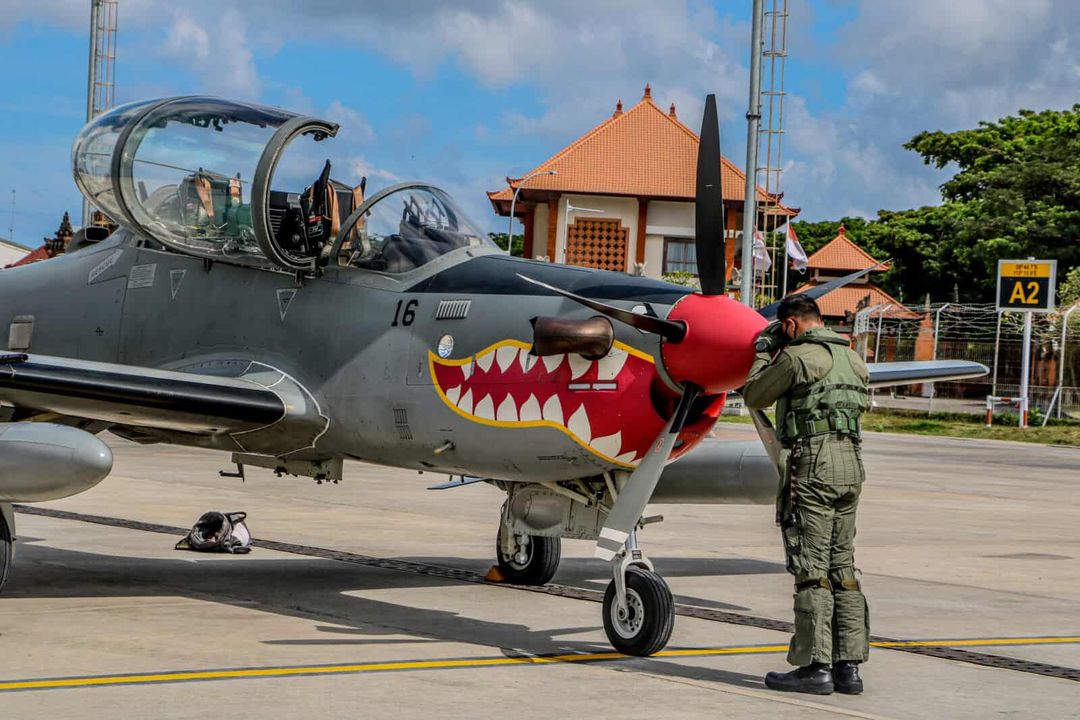 Ilustrasi Pesawat Tempur Super Tucano