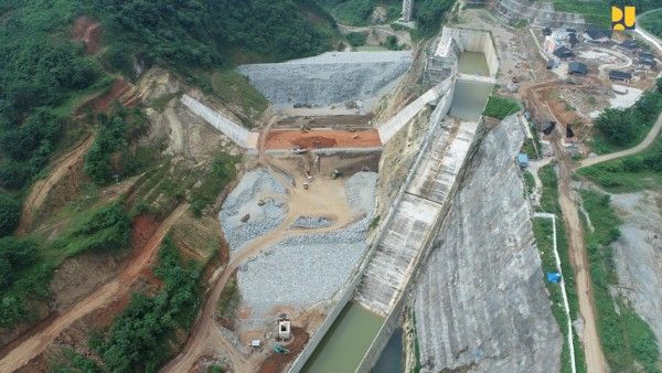 Konstruksi Bendungan Lau Simeme di Kabupaten Deli Serdang, Provinsi Sumatera Utara (Sumut)