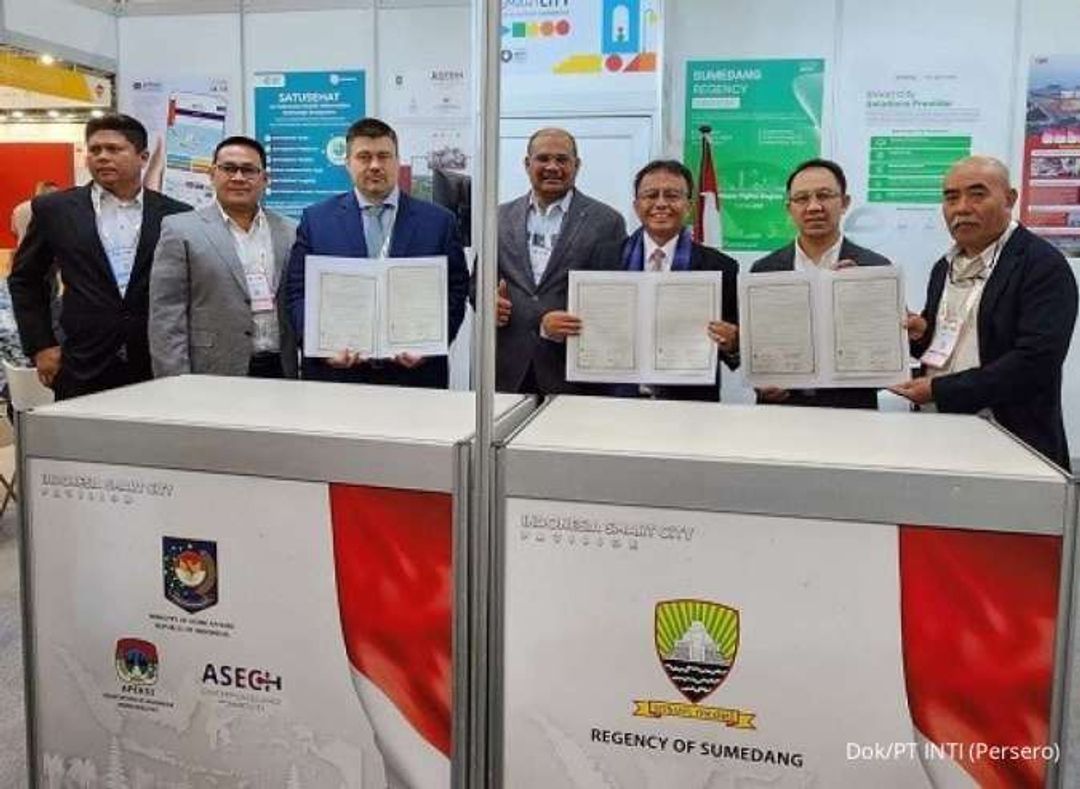 Penandatanganan LoI dalam acara Smart City Expo World Congress (SCEWC) 2023 di Barcelona, Spanyol.