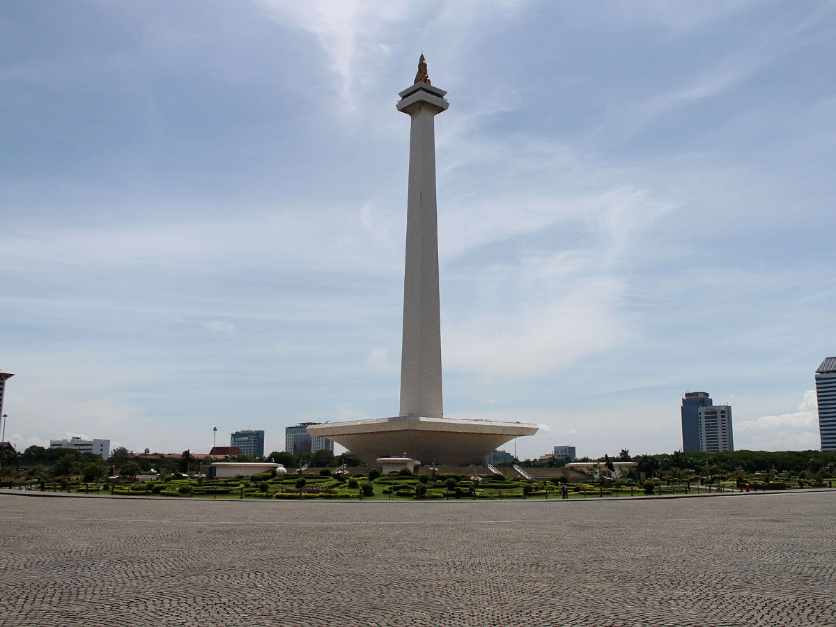 Tugu monas menjadi salah satu Ikon di Ibu Kota Jakarta