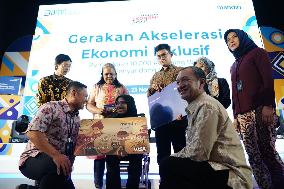 Komitmen Dorong Inklusivitas, Bank Mandiri Buka 10.000 Rekening Tabungan bagi Penyandang Disabilitas