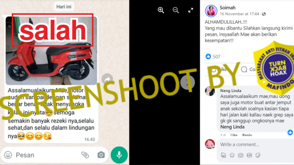 Waspada Hoaks Informasi Soimah Bagikan Hadiah Kembali Beredar, Kali Diklaim berbagi Motor