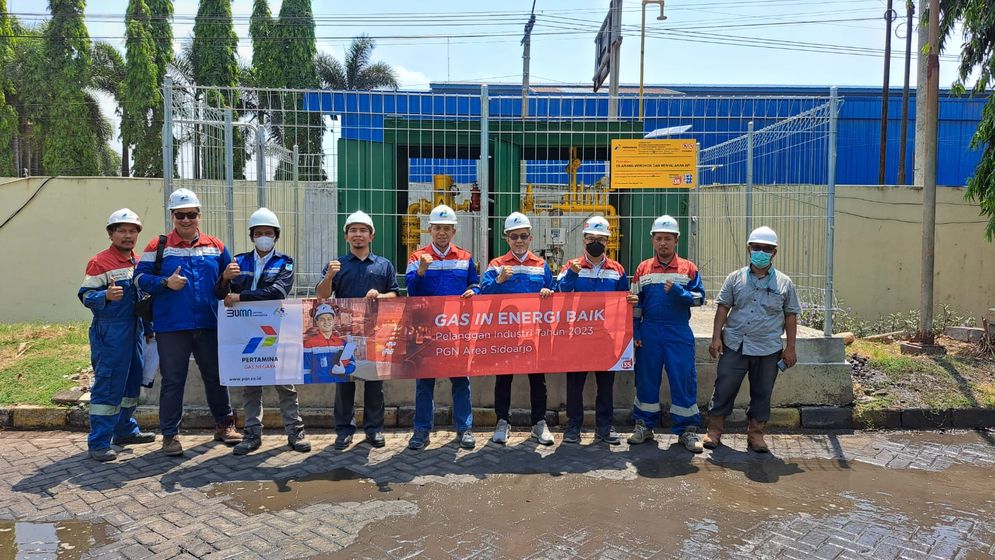 PGN Suplai Gas Bumi 2.100 MMBtu ke PT Abadi Agrosindo Persada, Dukung Komitmen ESG Turunkan Emisi Karbon