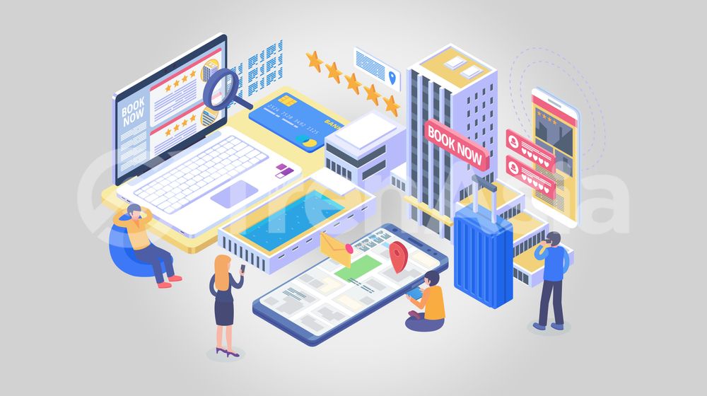 Pengelolaan jaringan hotel dengan sistem IT.