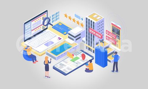 Pengelolaan jaringan hotel dengan sistem IT.