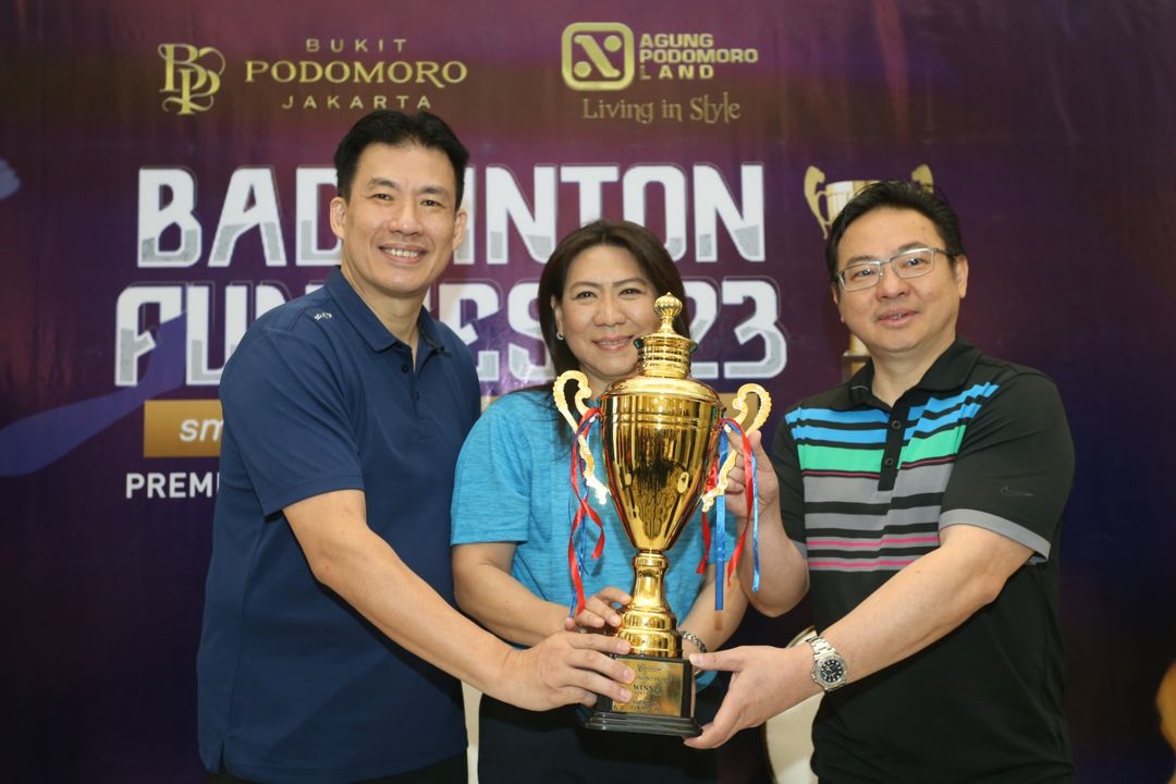 Legenda Bulu Tangkis Indonesia yakni Susi Susanti dan Alan Budikusuma untuk berpartisipasi dalam opening dan exhibition games di Premium Clubhouse Bukit Podomoro Jakarta.