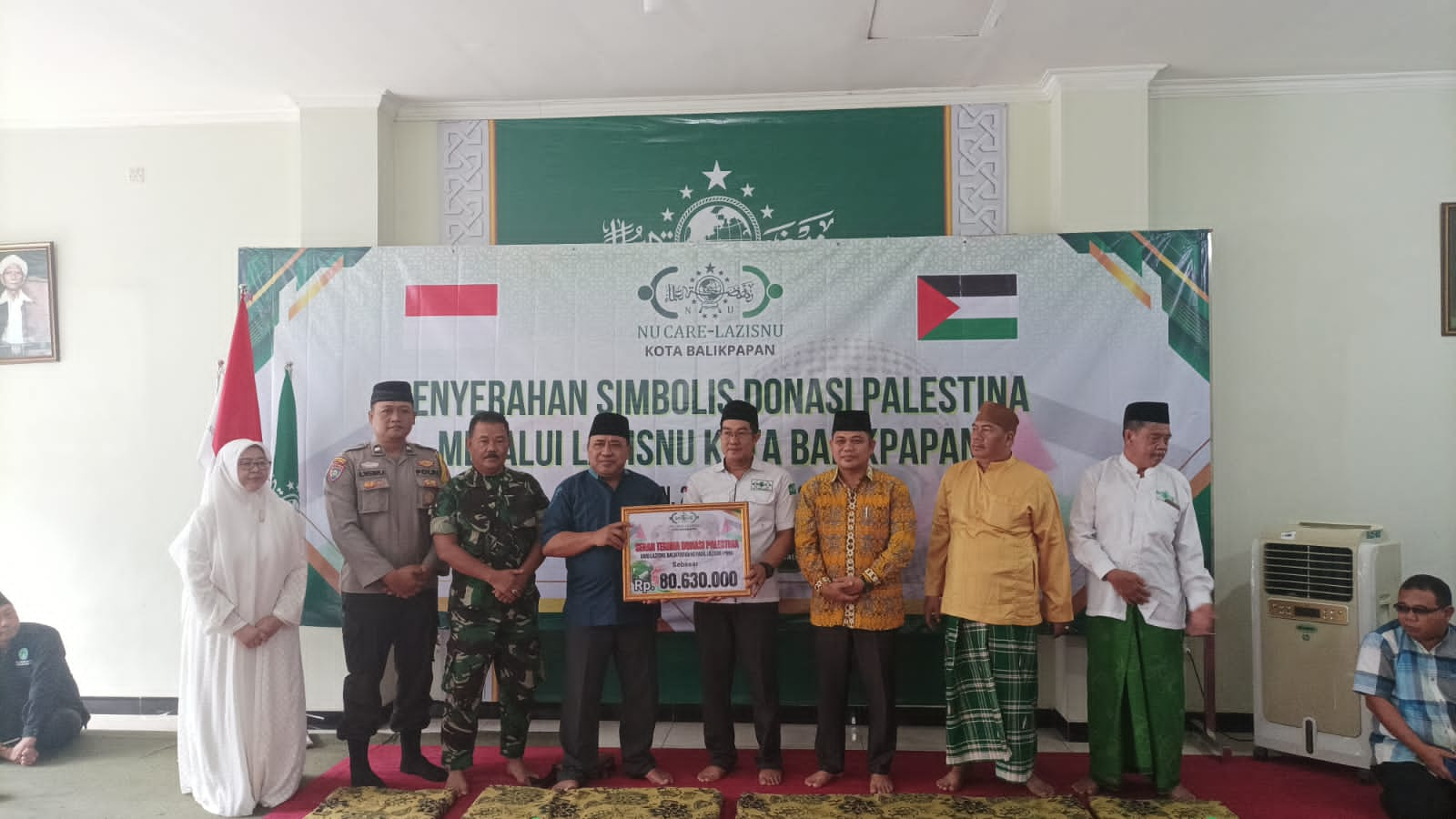 Bentuk Kepedulian, Lazisnu Balikpapan Serahkan Bantuan untuk Palestina