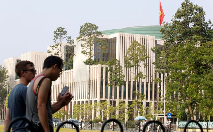 Gedung Majelis Nasional (Parlemen) Vietnam di Hanoi (Reuters/Kham)
