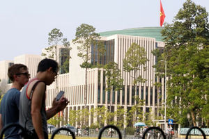 Gedung Majelis Nasional (Parlemen) Vietnam di Hanoi