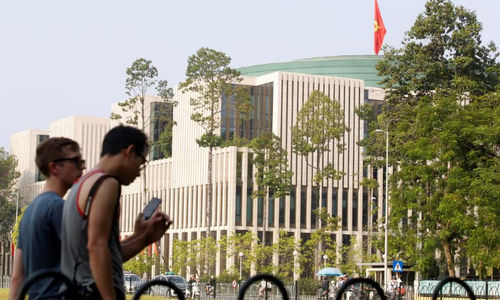 Gedung Majelis Nasional (Parlemen) Vietnam di Hanoi