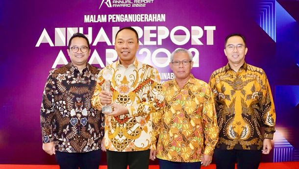 Jasa Raharja Raih Penghargaan Annual Report Award 2022