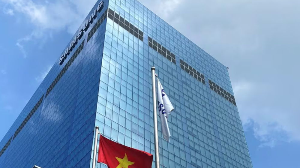 Gedung Samsung Centre Terlihat di Hanoi Vietnam