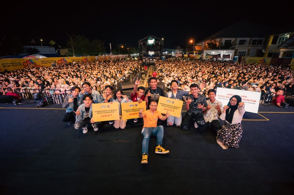 IM3 menggelar kompetisi seni musik bertajuk Collabonation XSchool di Lampung.