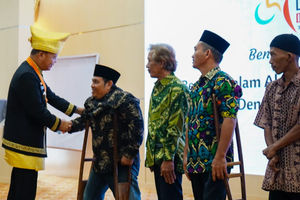 Gubernur Rohidin Mersyah dalam Peringatan Hari Disabilitas Internasional Berlangsung di Balai Raya Semarak Bengkulu.