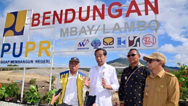 Tinjau Pembangunan Bendungan Mbay, Presiden Jokowi: Ini Strategi Wujudkan Kedaulatan Pangan