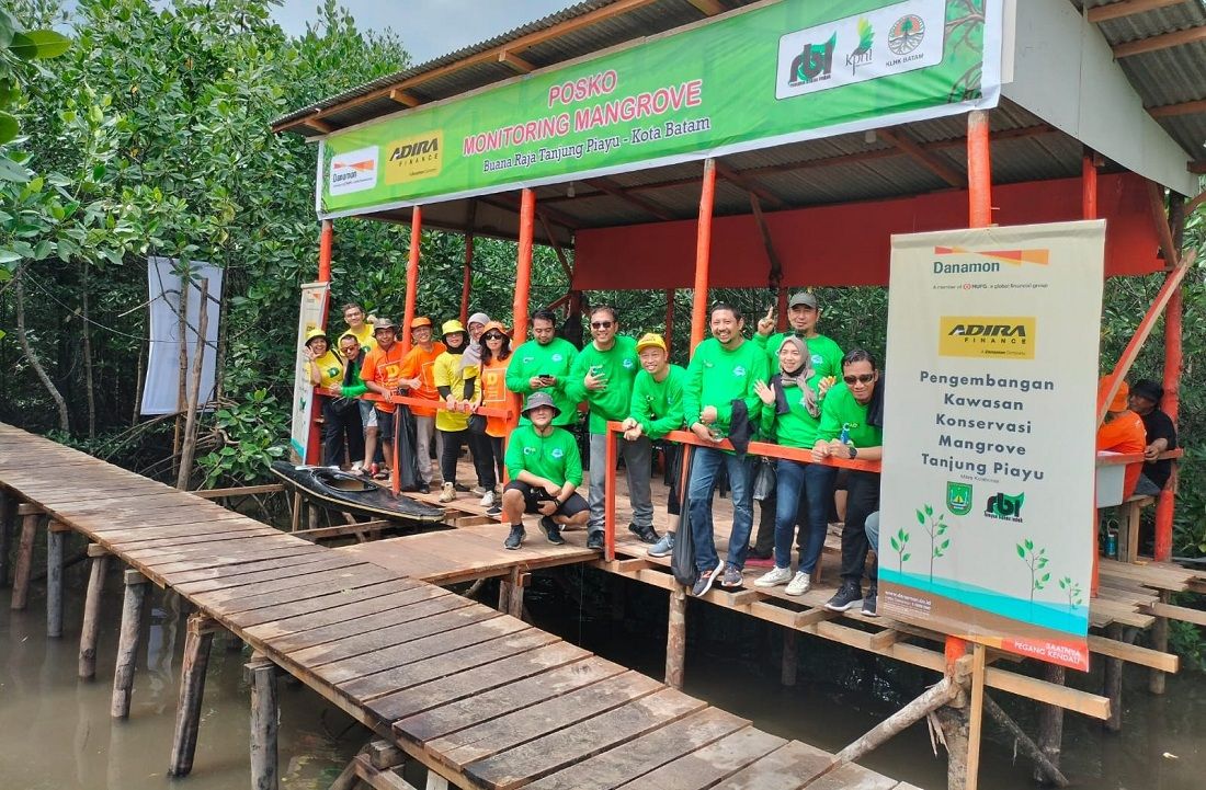 Danamon dan Adira Finance berkolaborasi kembangkan Kawasan Mangrove Tanjung Piayu