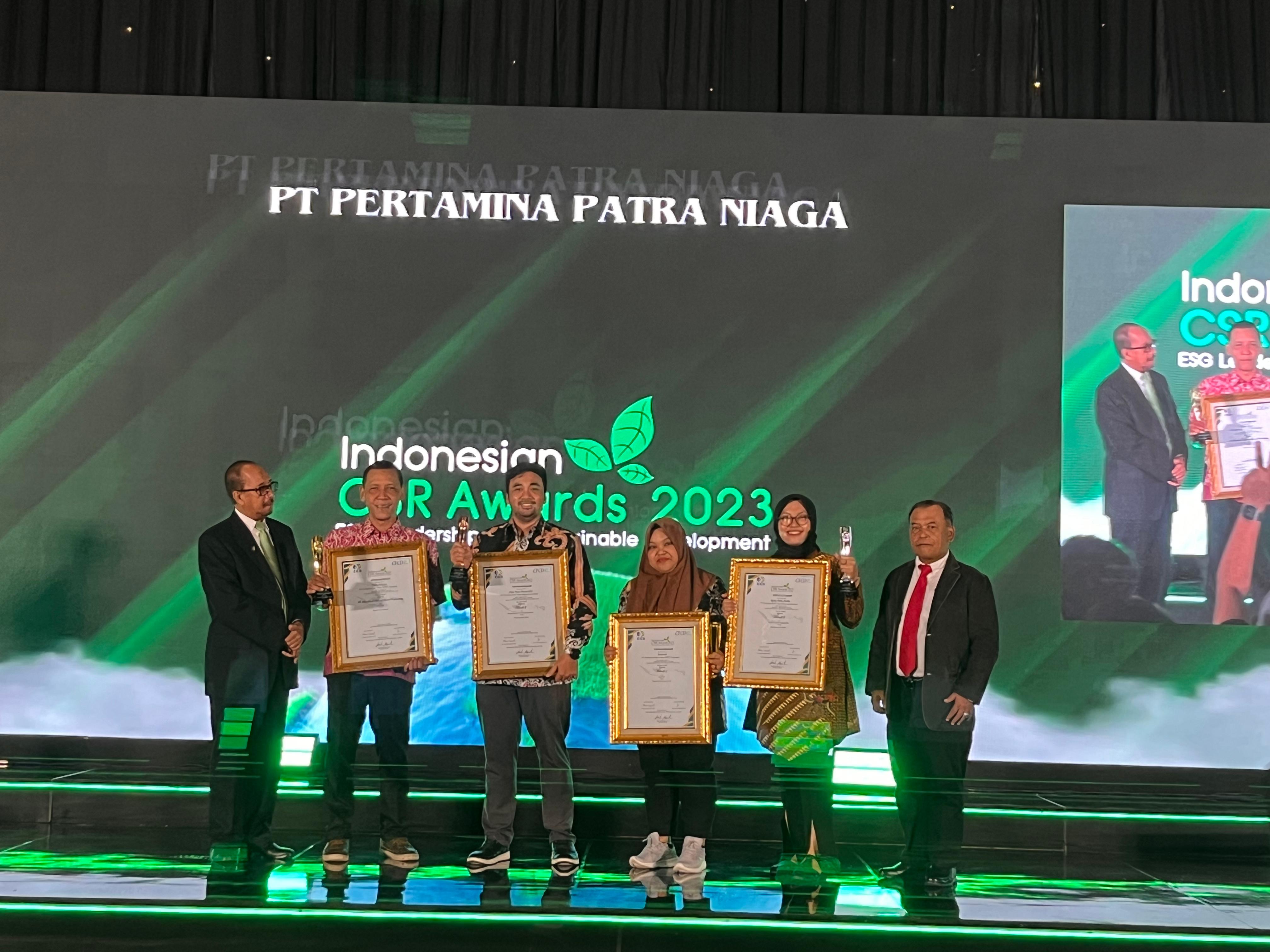 Patra Niaga di Regional Kalimantan Borong 4 Penghargaan di Ajang Indonesia CSR Awards 2023
