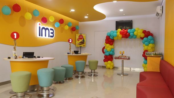 Upgrade Gerai IM3 di Lampung Hadirkan Konsep Layanan Digital