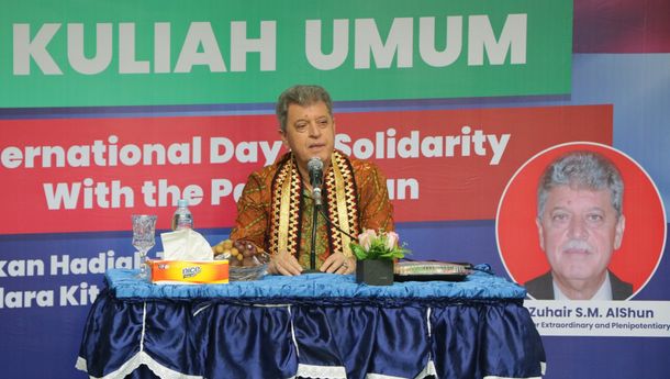 Dubes Palestina Isi Kuliah Umum di IIB Darmajaya