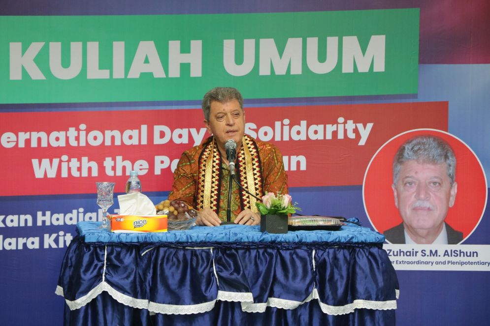 Duta Besar Palestina Dr. Zuhair, S.M. AlShun