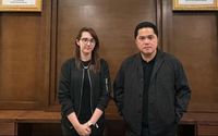 Tsamara Amany bersama Erick Thohir