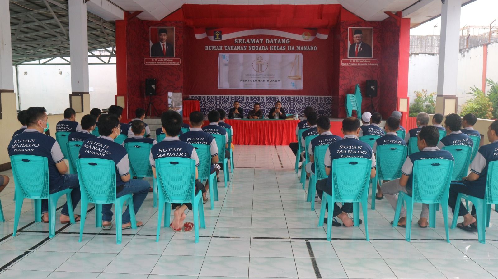 Penyuluhan dan konsultasi hukum gratis di Rutan Kelas IIA Manado. (Foto:Istimewa)