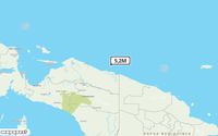 Pusat gempa berada di laut 45 k BaratLaut Kab. Jayapura