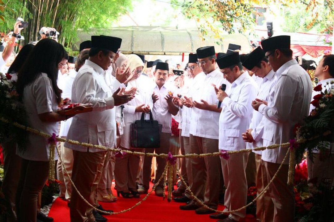 Acara peresmian Gedung baru KGN oleh Prabowo Subianto