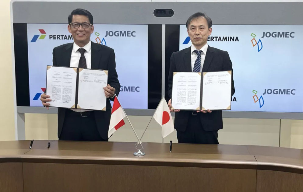  PT Pertamina  menjalin kemitraan strategis dengan Japan Organization for Metals and Energy Security (JOGMEC) untuk mengatasi tantangan emisi metana di fasilitas produksi gas alam dalam negeri. 