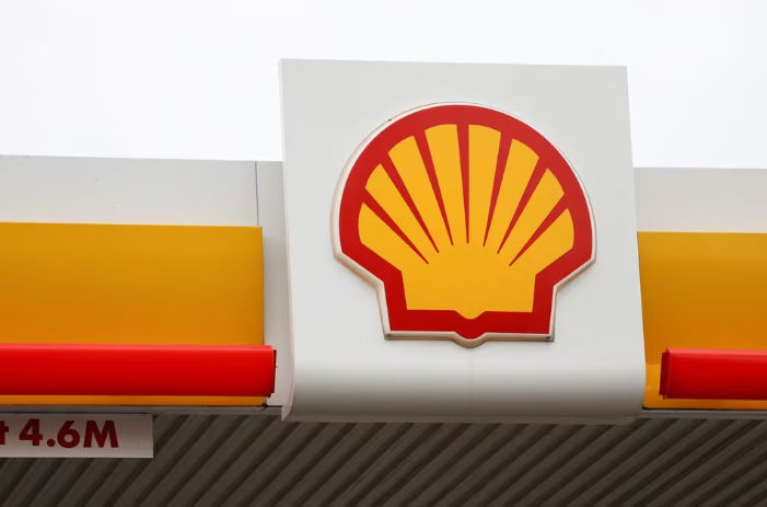 Logo SPBU Shell di London Tenggara, Inggris (Reuters/May James)