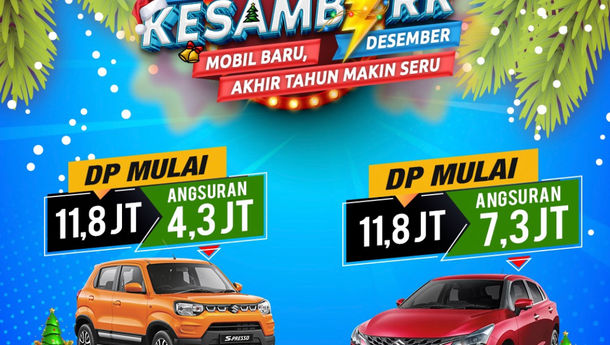 Waktunya Beli Mobil Baru! Suzuki Persada Lampung Raya Helat Pesta Diskon Akhir Tahun