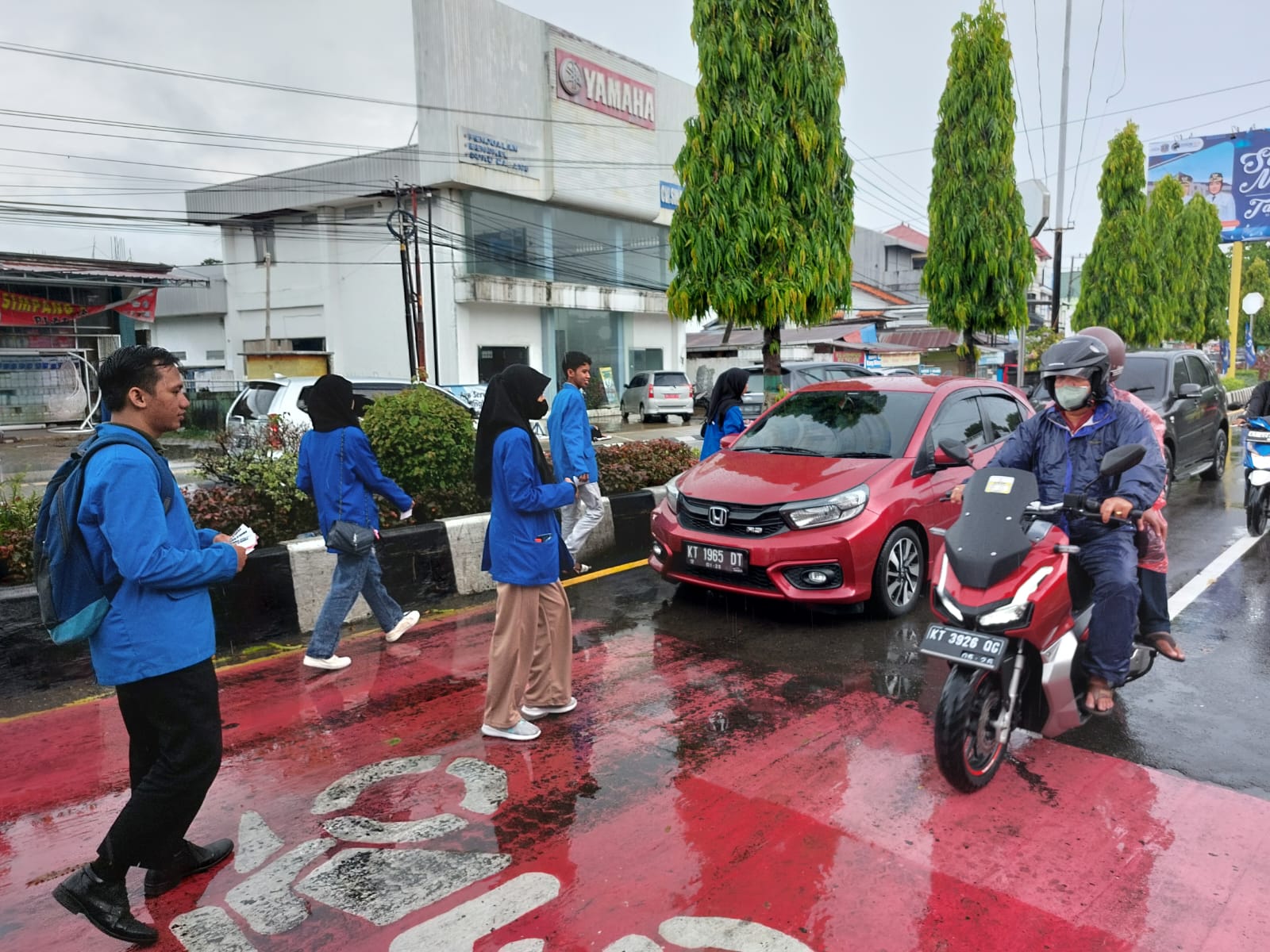 Gelar Aksi Pemilu Damai 2024, Mahasiswa Bontang Minta Anak Muda Gunakan Hak Pilih, Kamis 21 Desember 2023