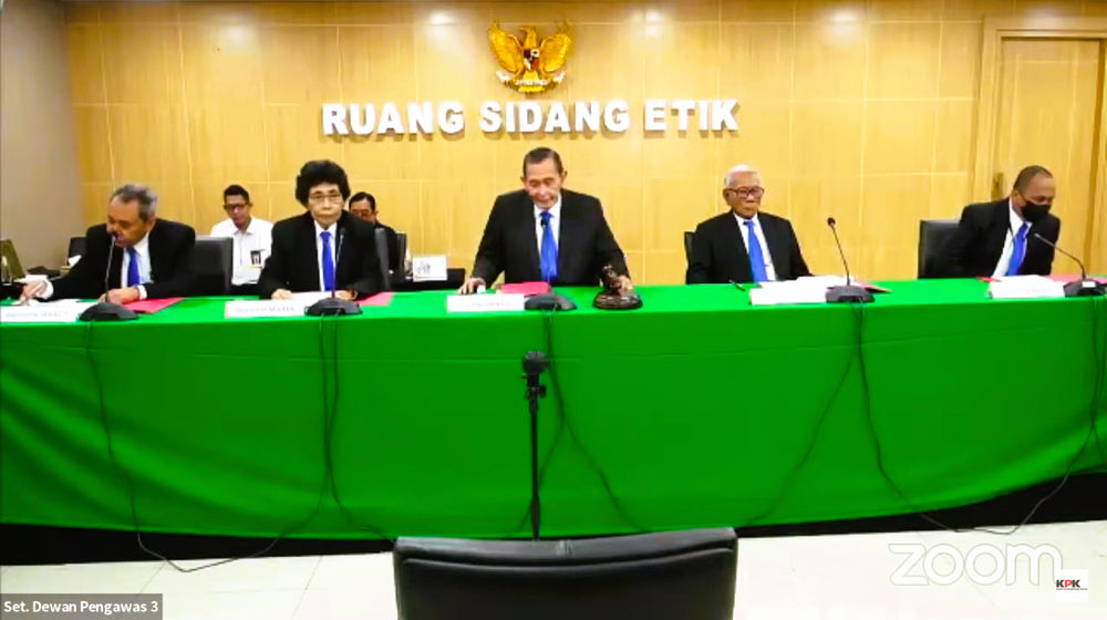 Sidang putusan Dewas KPK