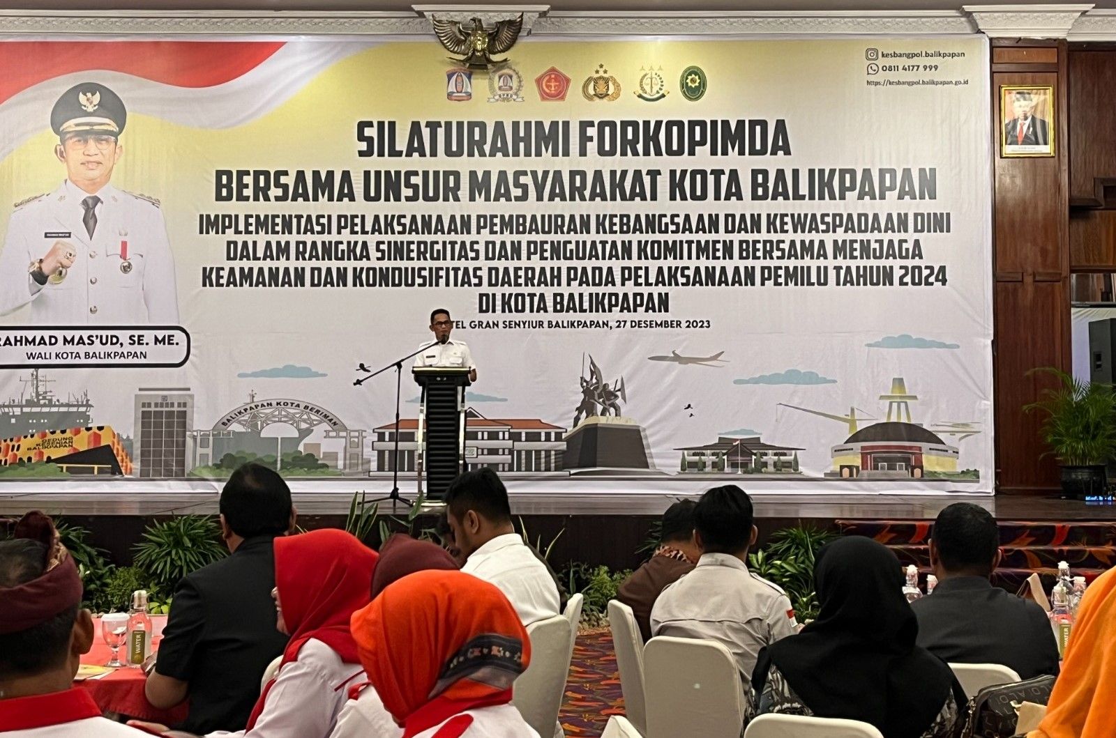 Pemilu Damai 2024, Wali Kota Balikpapan Ajak Seluruh Elemen dan Forkopimda Sinergi Jaga Persatuan dan Kesatuan