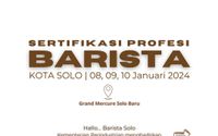 Barista Solo Merapat, Ada Program Sertifikasi Gratis dari Kementerian Perindustrian 