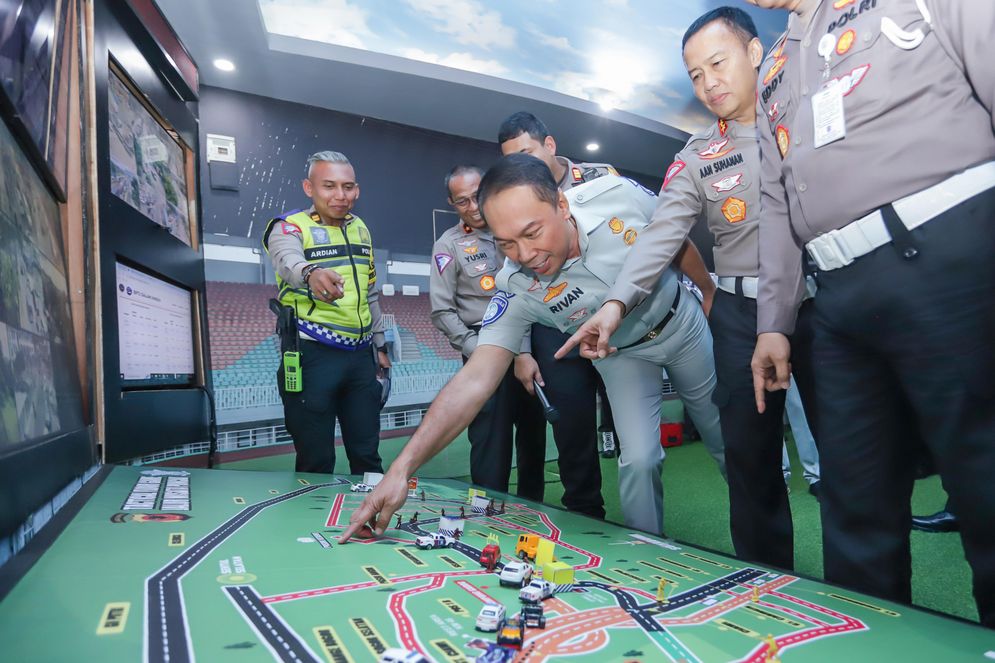 Jasa Raharja bersama Korlantas Polri melakukan tinjauan mudik dan mudik balik Natal 2023 dan Tahun Baru 2024 