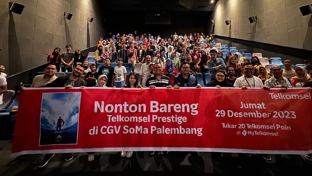 Telkomsel Nonton Bareng Serantak di 12 Kota, Hadirkan Keseruan Akhir Tahun untuk Pelanggan Setia