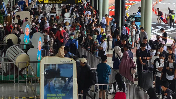 Puncak Arus Balik via Bandara Soetta Diprediksi Hari Ini