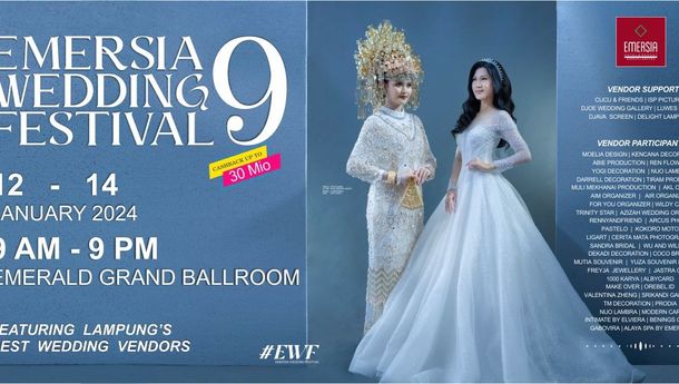 Emersia Hotel Siap Kembali Helat Wedding Festival ke-9