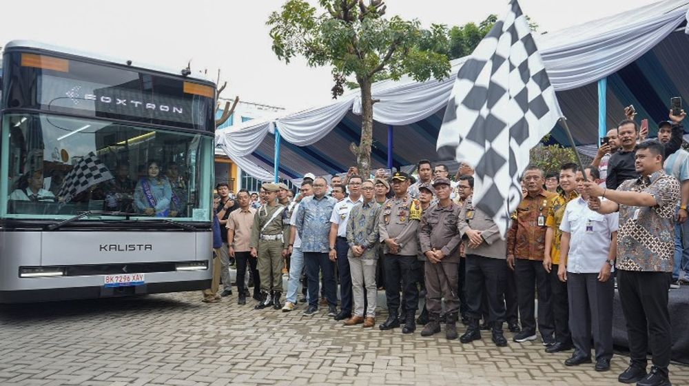 Bobby Nasution, meluncurkan bus listrik gratis di Medan