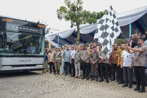 Bobby Nasution, meluncurkan bus listrik gratis di Medan